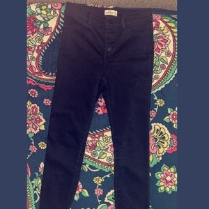 Black 4 button jeans